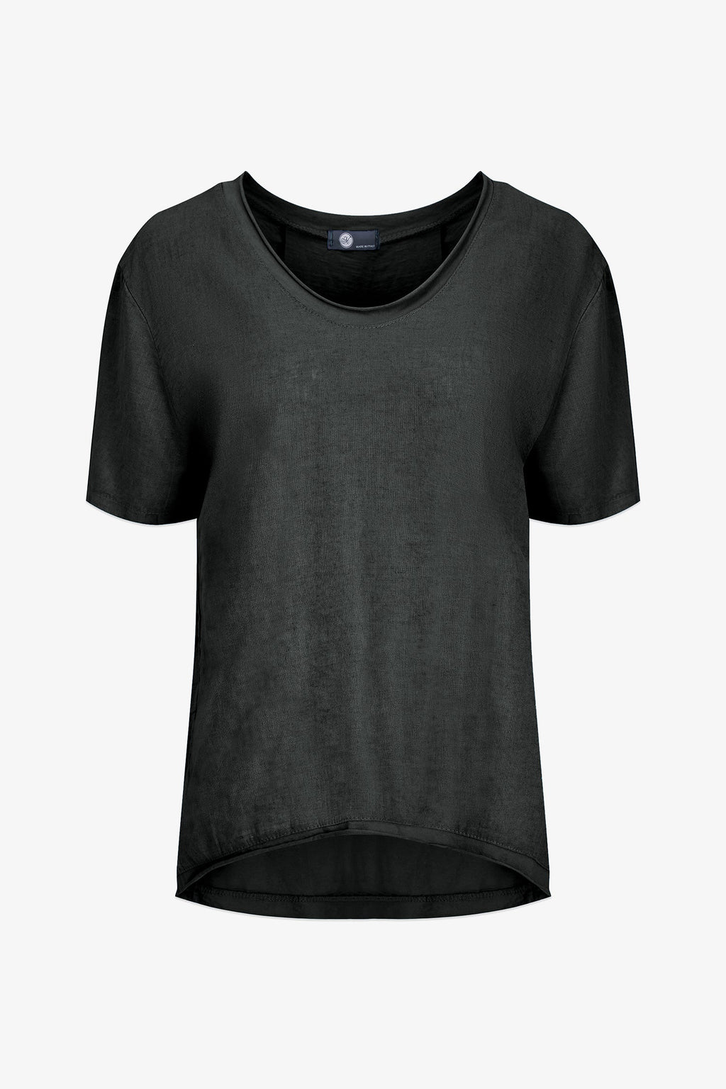 Women's Knit Woven Combo Top
