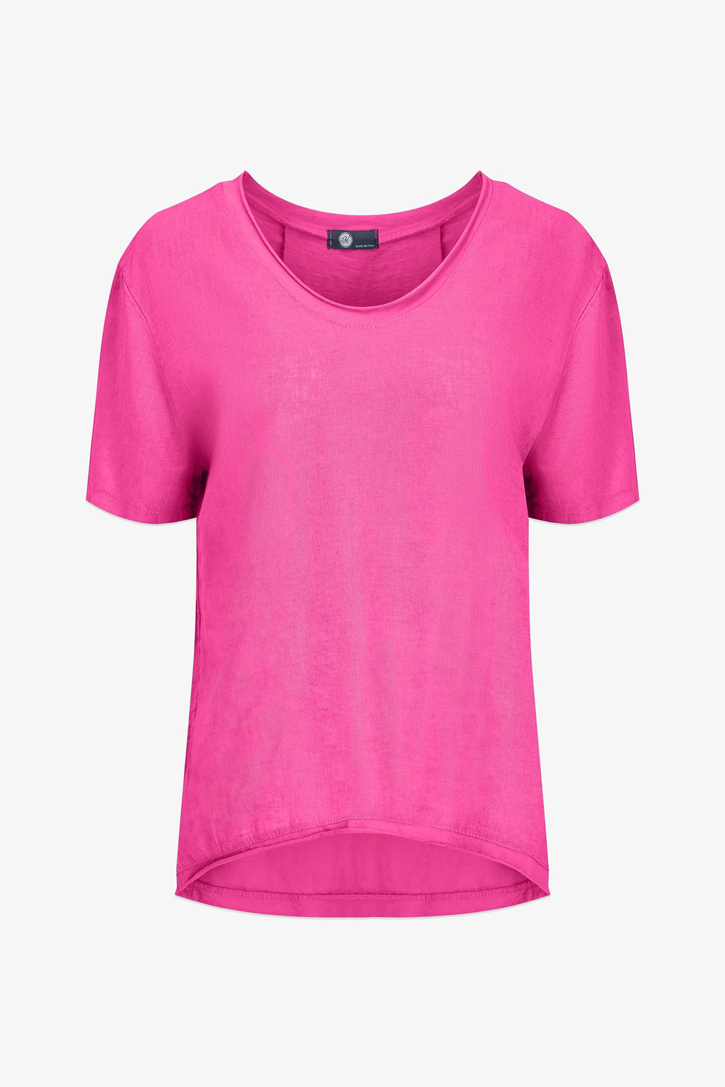 Women's Knit Woven Combo Top