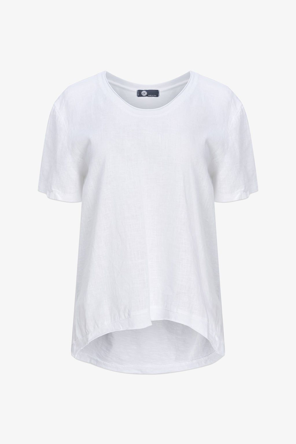 Women's Knit Woven Combo Top