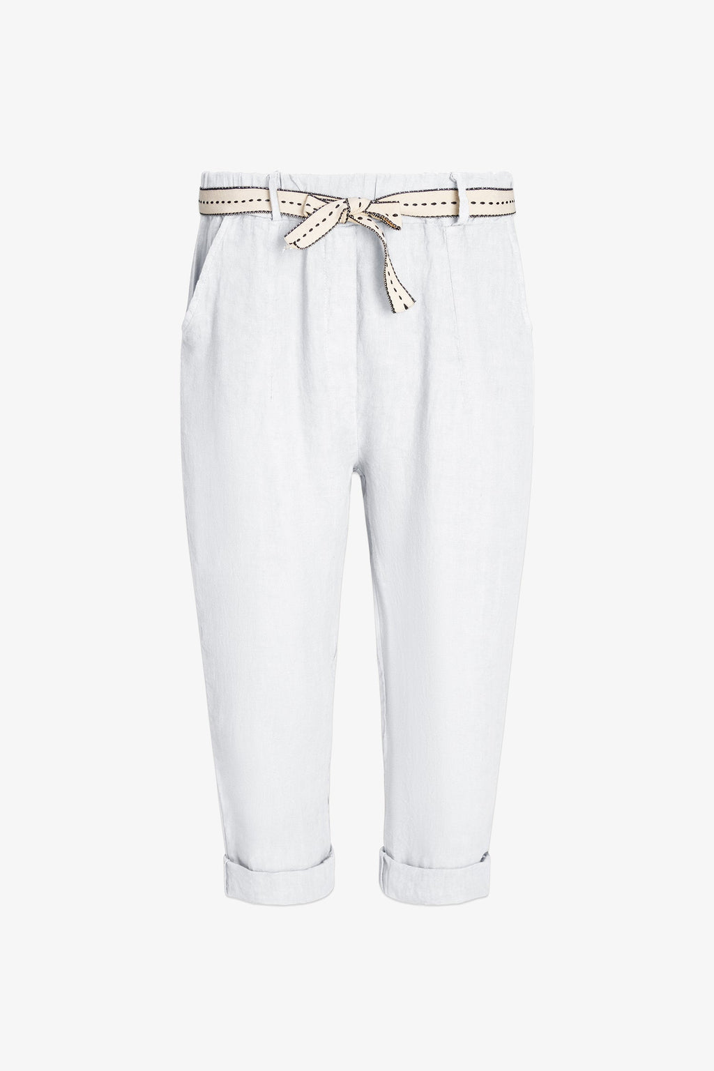 Women's Woven Capri Trousers