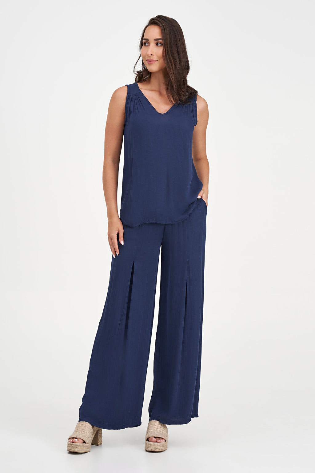 Women's Woven Sleeveless Top