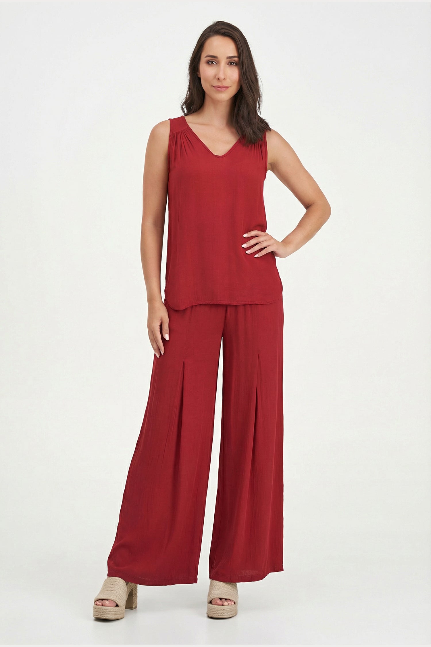 Women's Woven Sleeveless Top