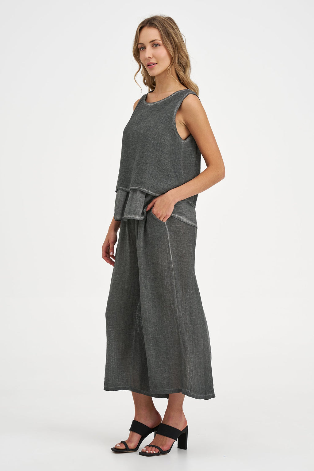 Women's Woven Sleeveless Top
