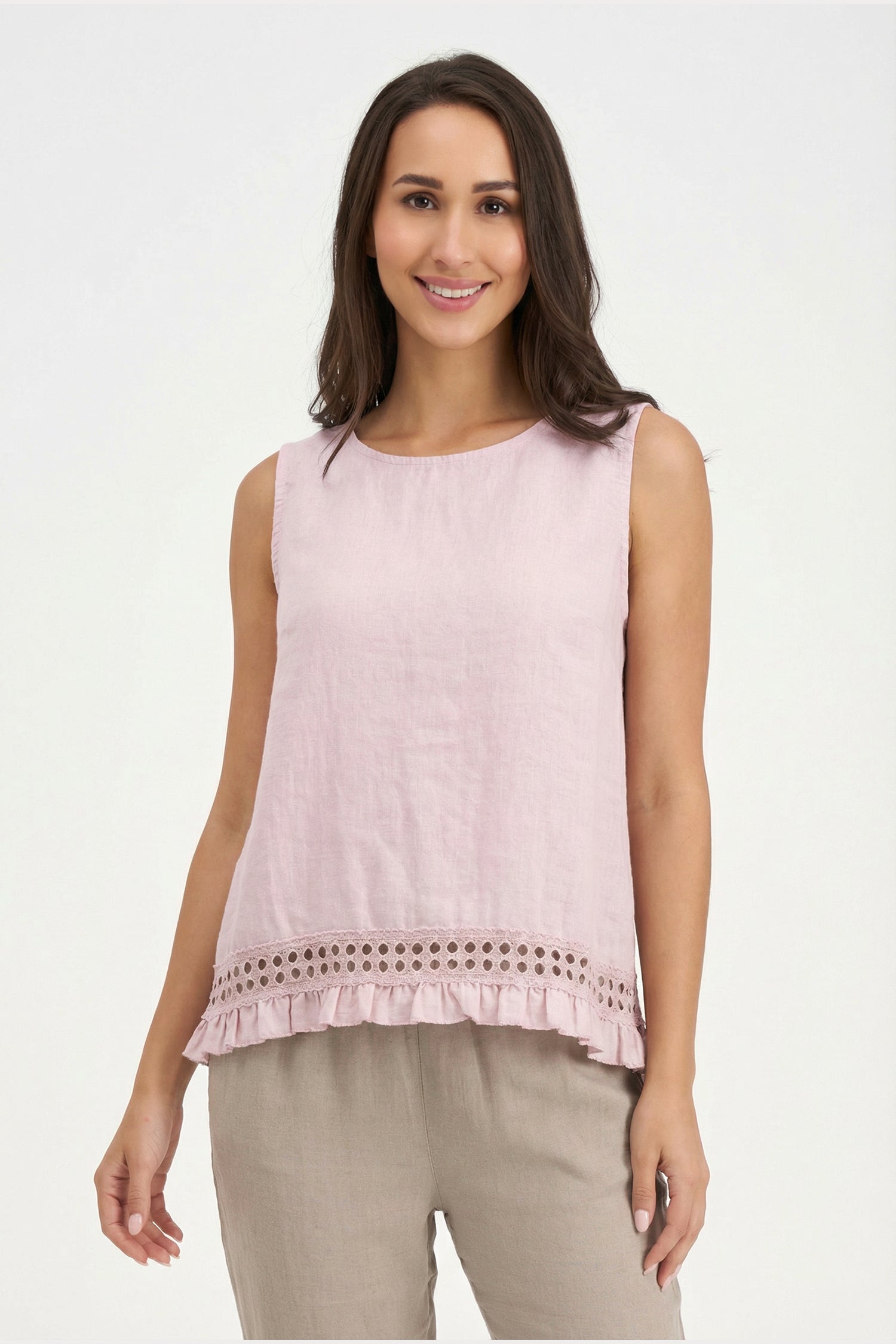 Women's Woven Sleeveless Top