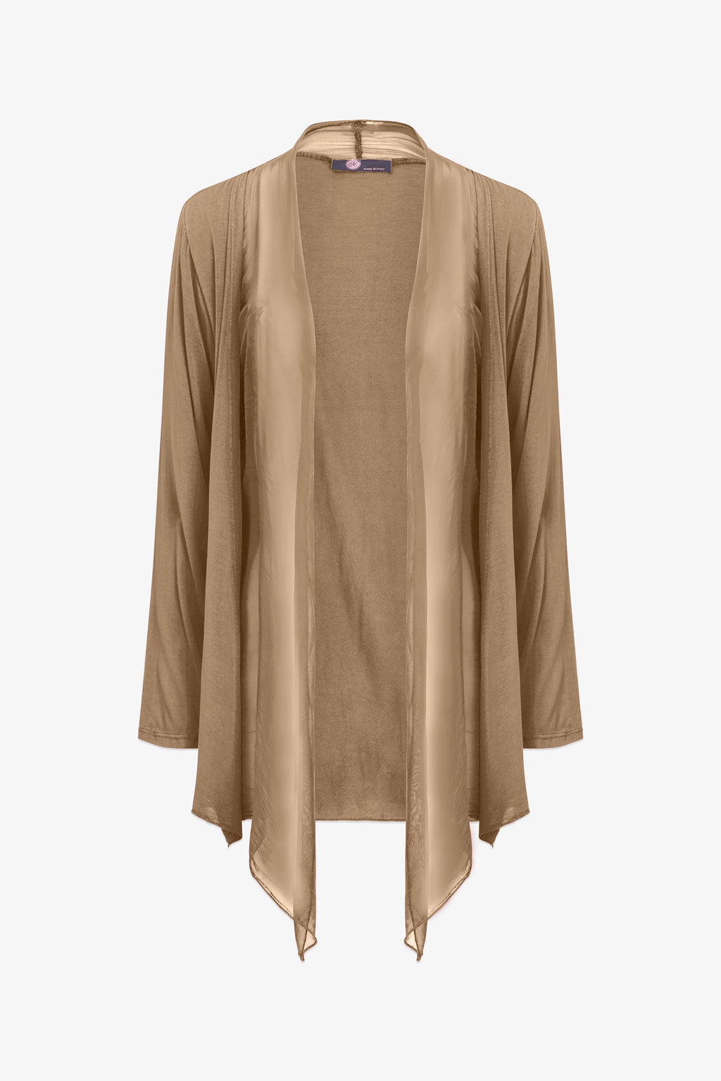 Women's Knit/Woven Combo Cardigan