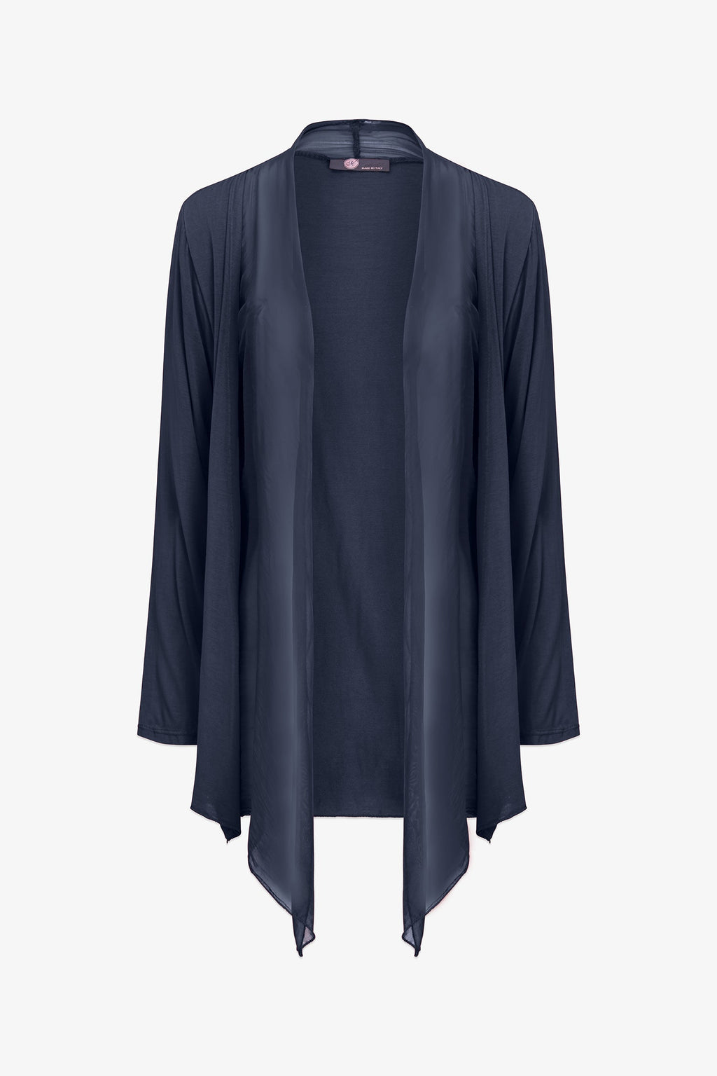 Women's Knit/Woven Combo Cardigan